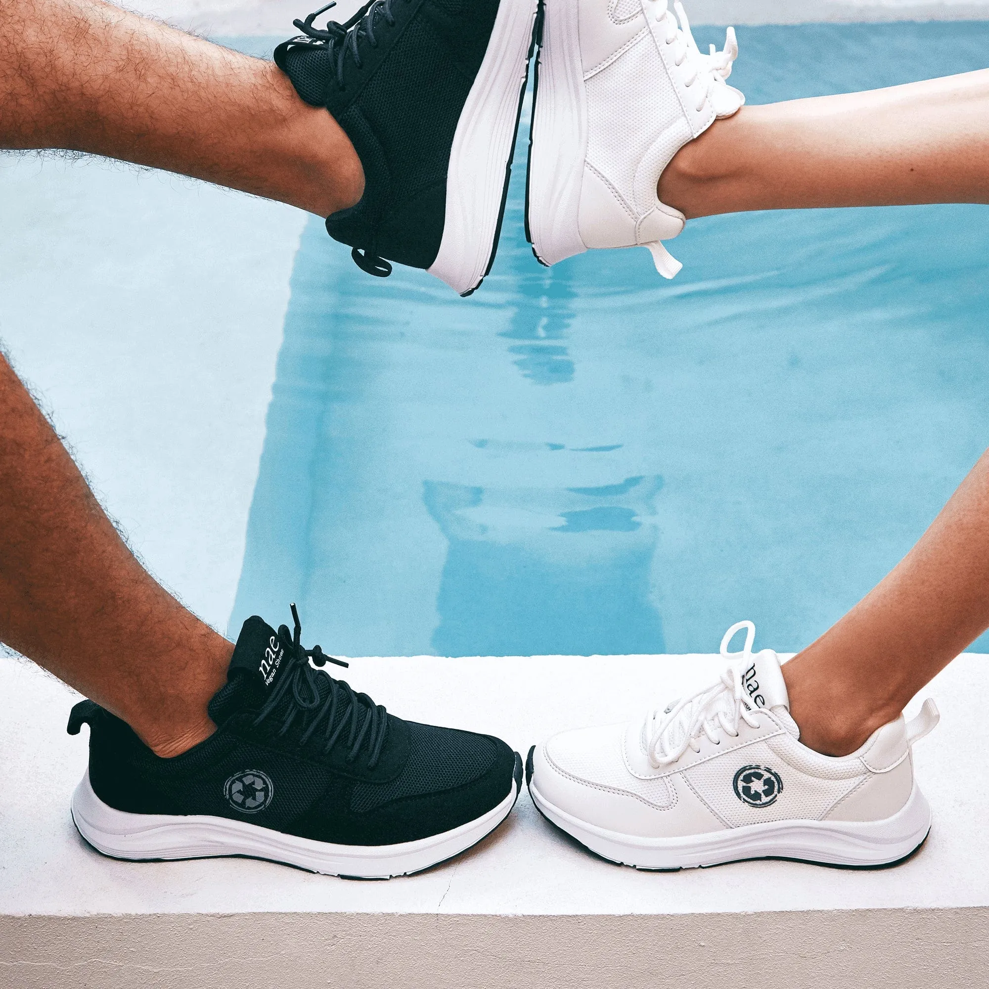 Chaussures unisexes véganes Jor en PET recyclé | Blanc