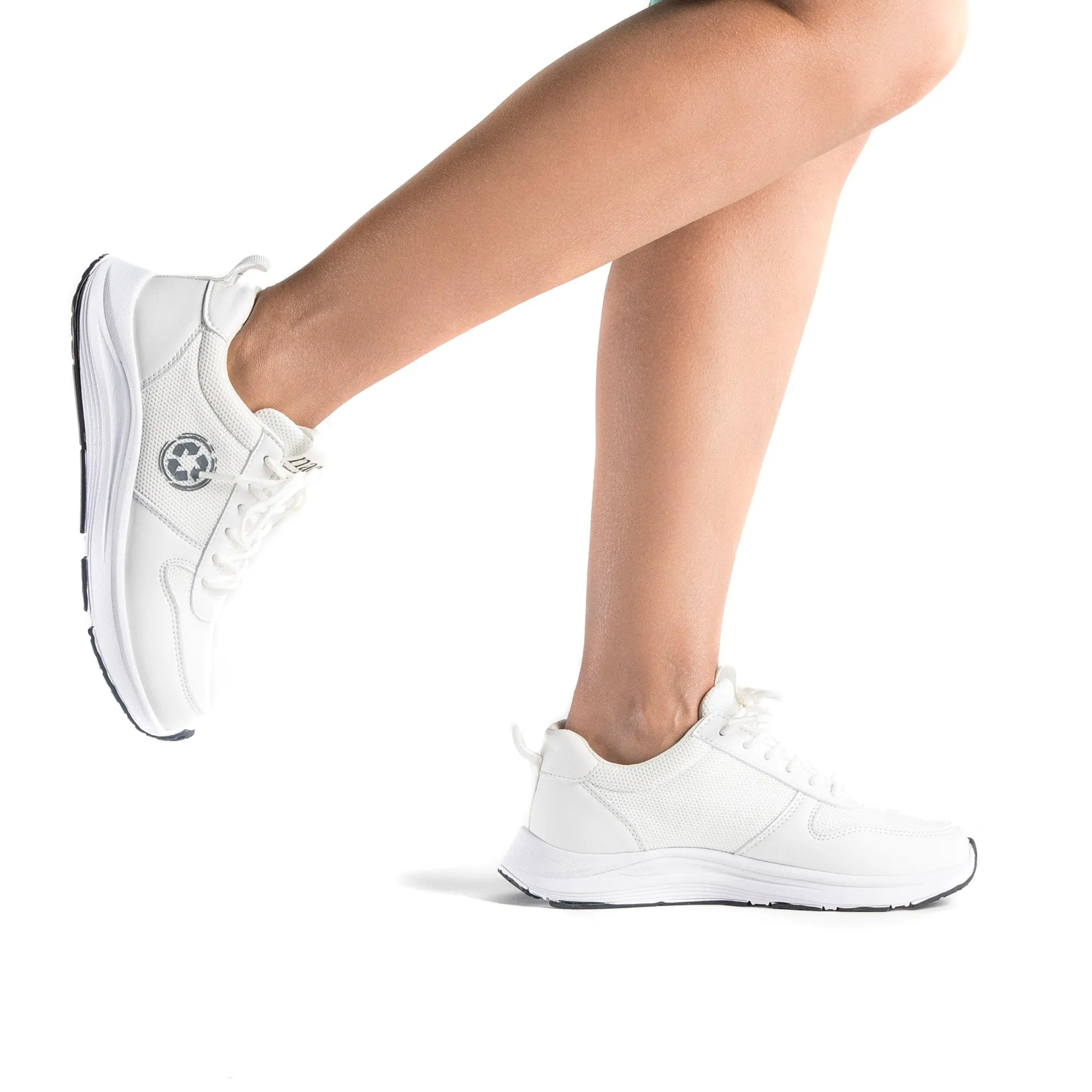 Chaussures unisexes véganes Jor en PET recyclé | Blanc