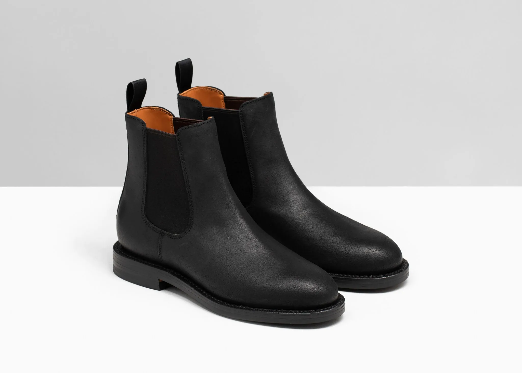 Bottes Chelsea Josephine Noir Cire Commander