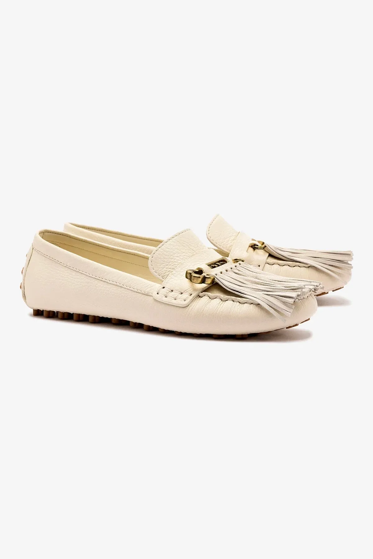 Joy Mocassin en cuir ivoire