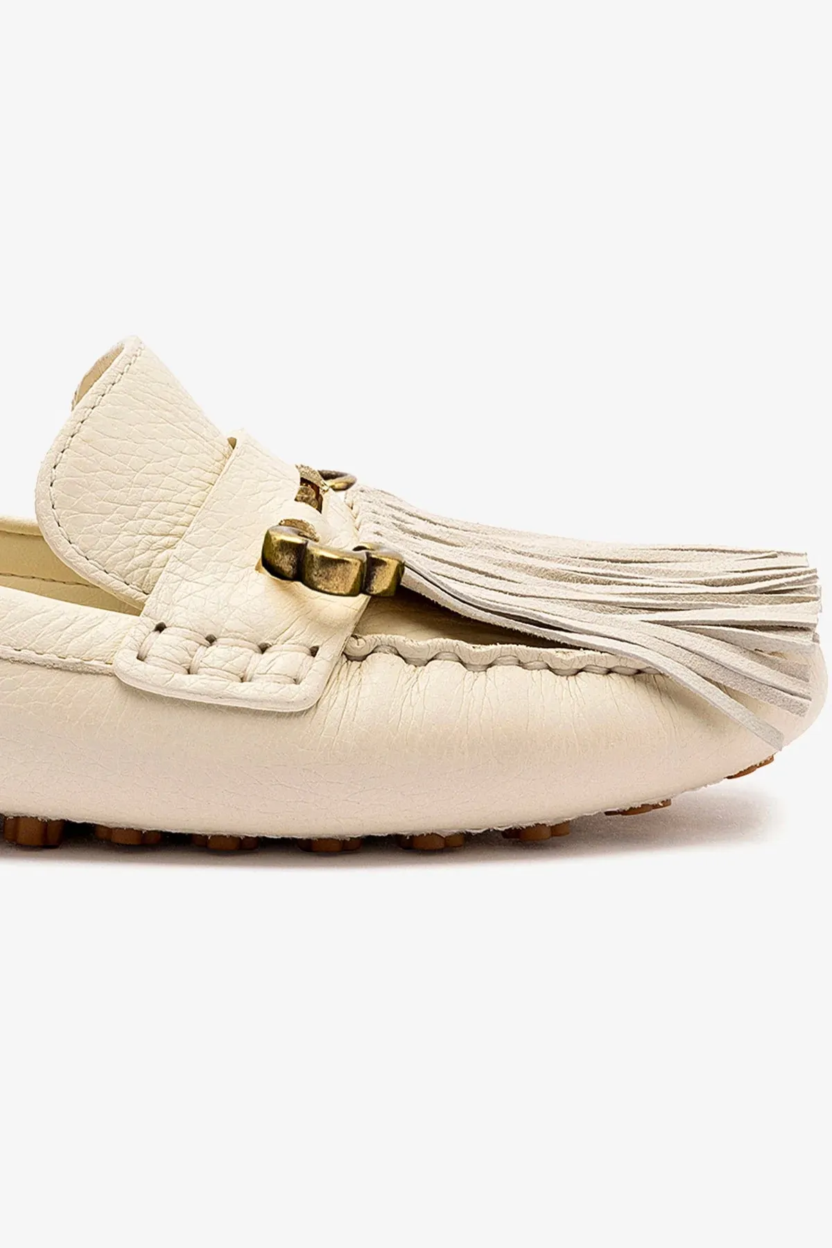 Joy Mocassin en cuir ivoire