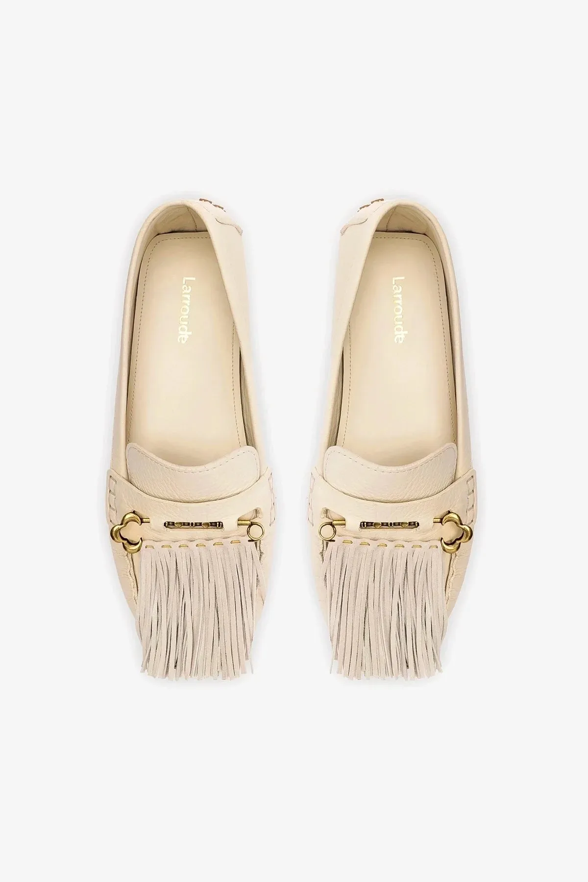 Joy Mocassin en cuir ivoire