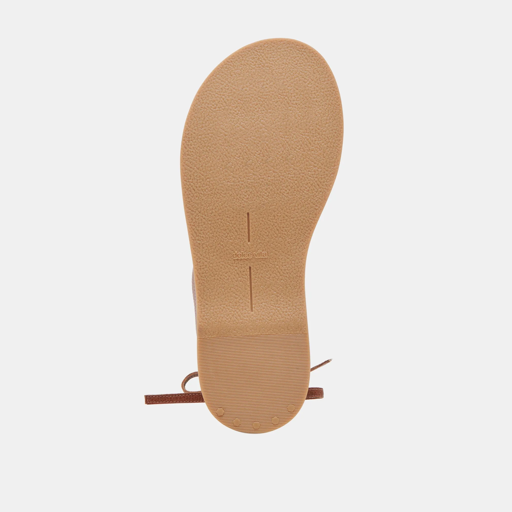 SANDALES JUDY EN CUIR COGNAC