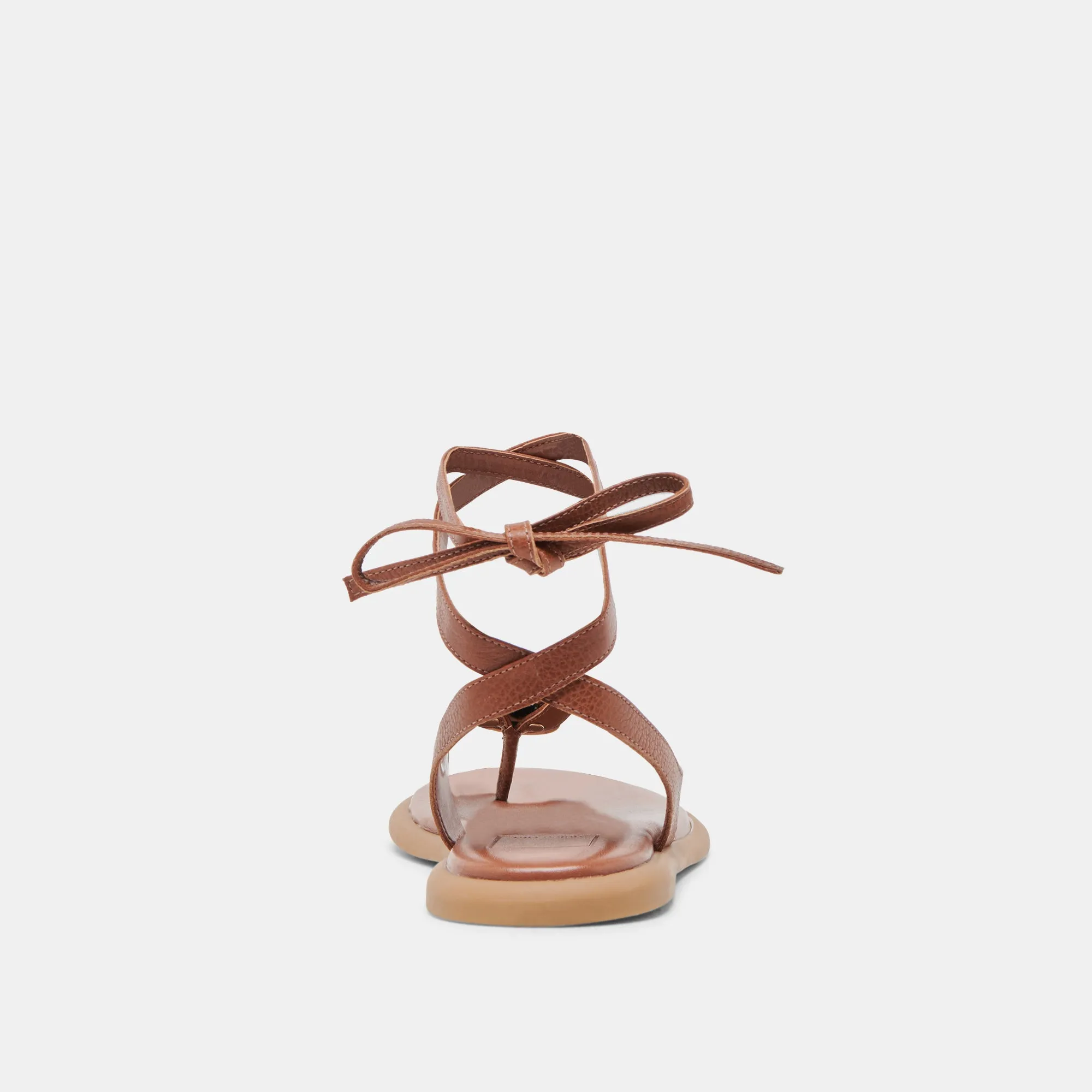 SANDALES JUDY EN CUIR COGNAC