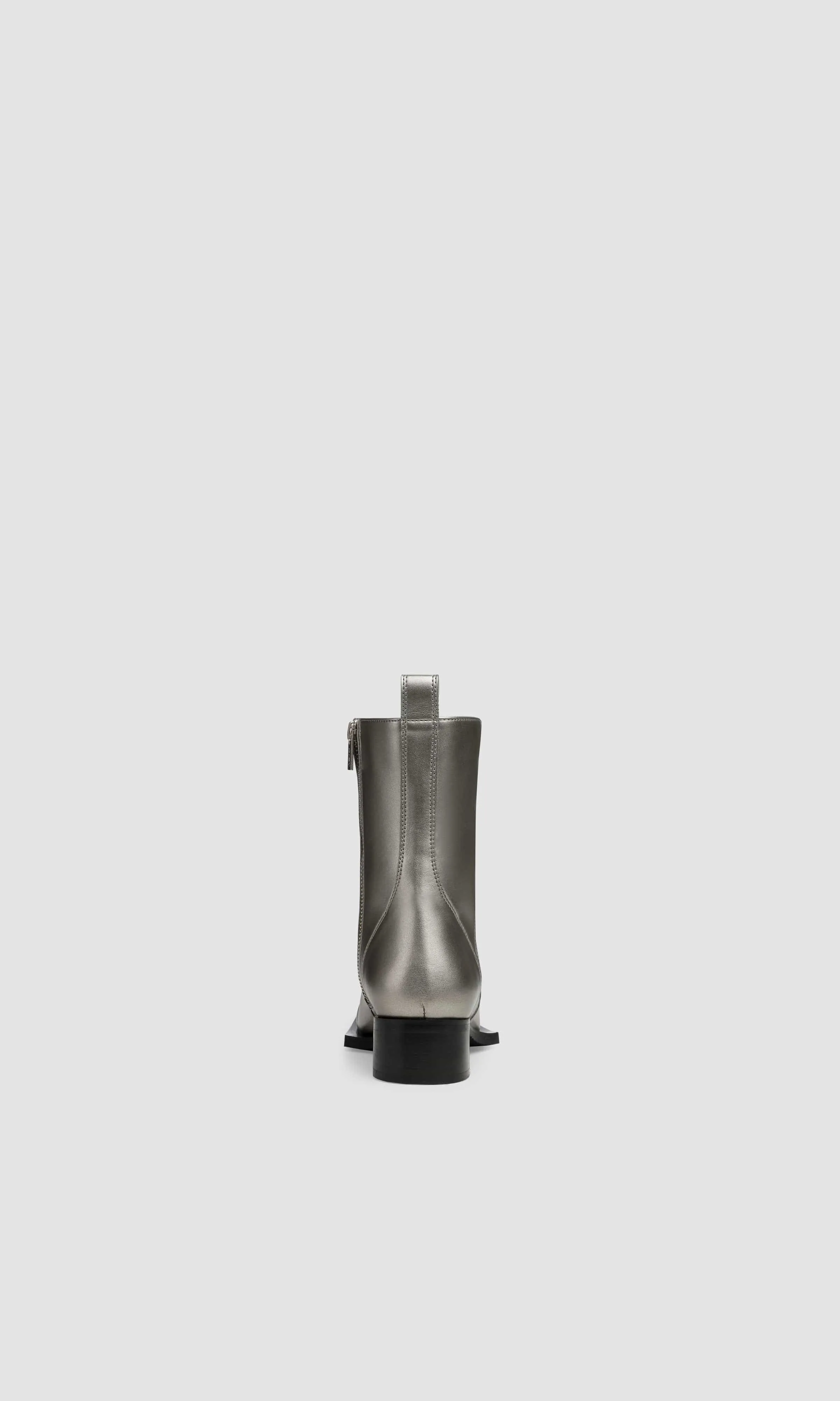 Bottes chelsea véganes Karel en similicuir pomme | Argenté