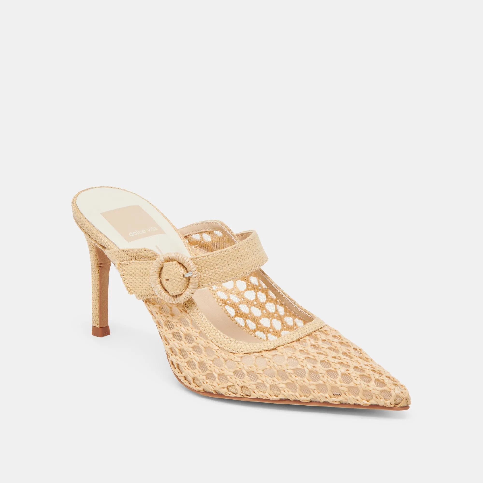 KEEKEE TALONS LT NATURAL TISSÉ RAFIA