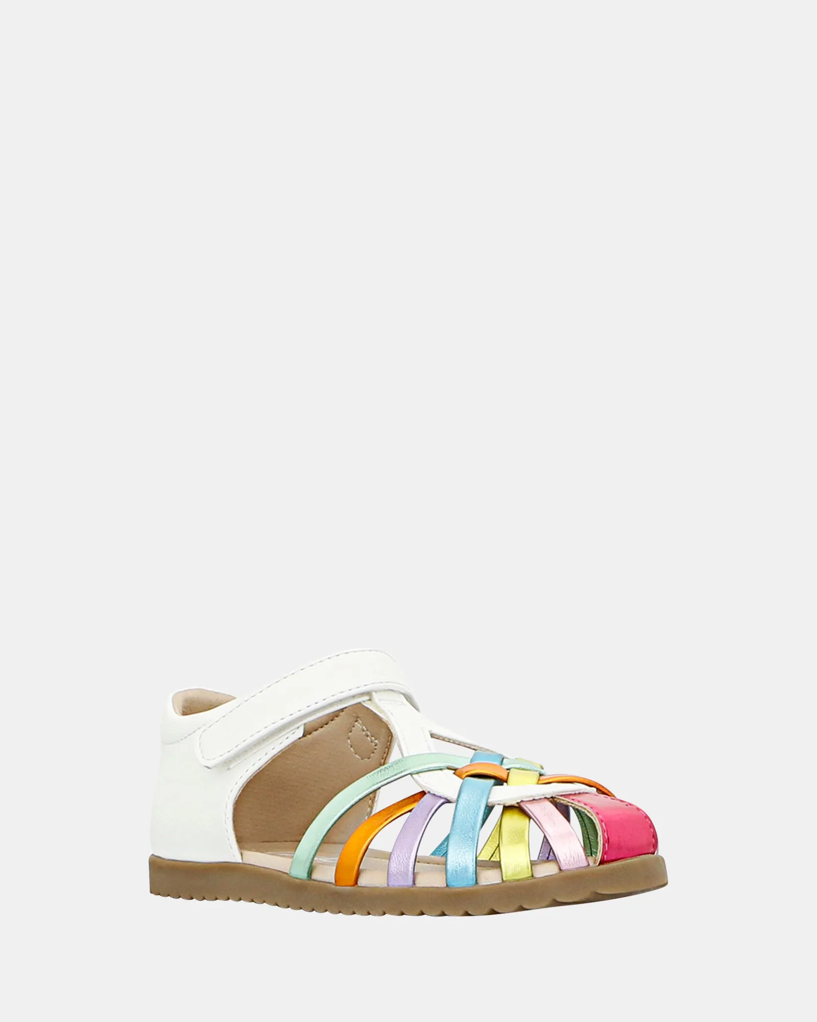 Keira White/Métallique Multicolore