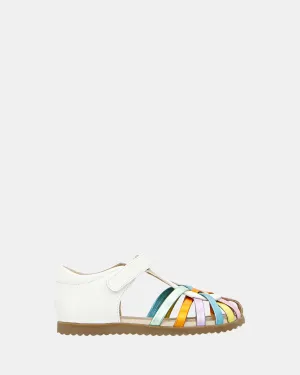 Keira White/Métallique Multicolore