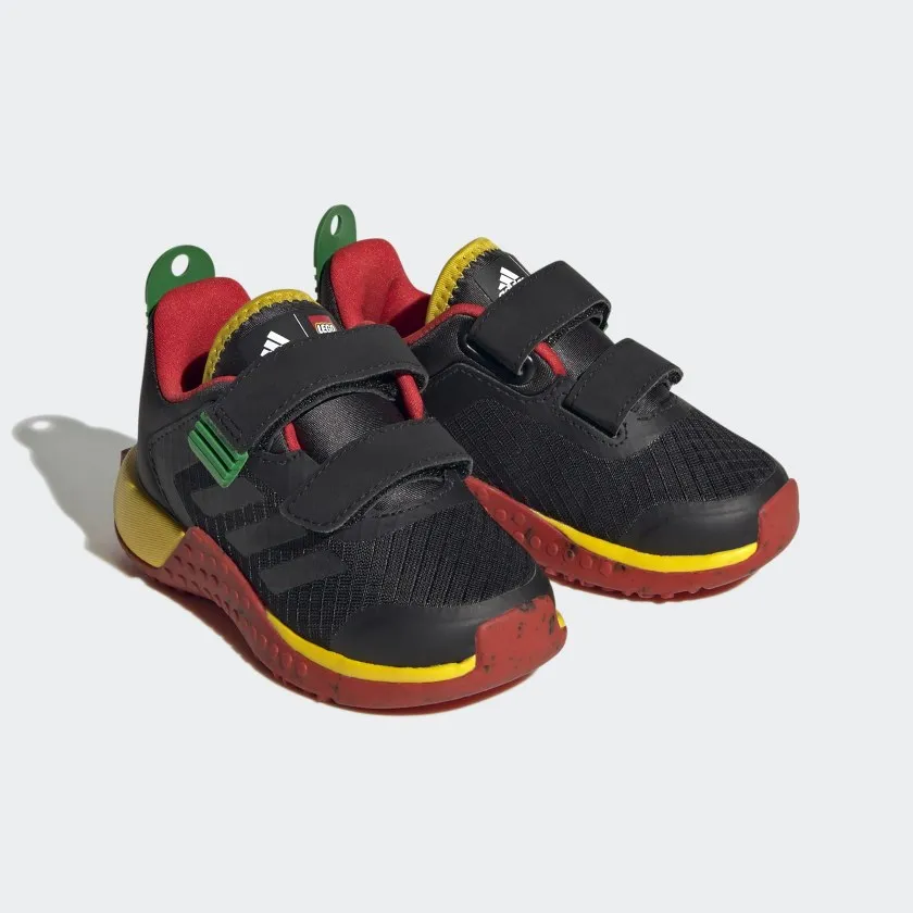 Chaussures adidas DNA x LEGO pour enfants à deux bandes et scratchs Hey Dude