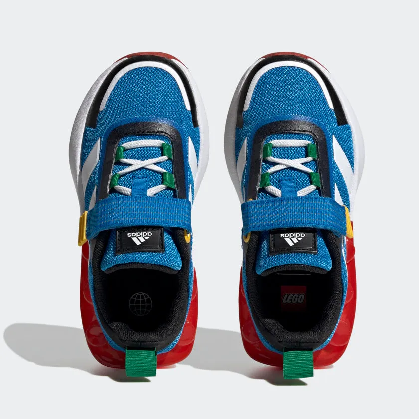 Chaussures adidas x LEGO Tech RNR à lacets élastiques pour enfants Hey Dude