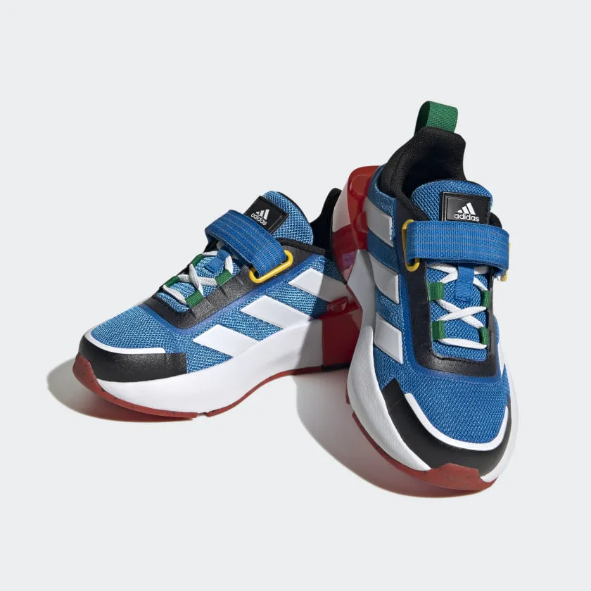 Chaussures adidas x LEGO Tech RNR à lacets élastiques pour enfants Hey Dude