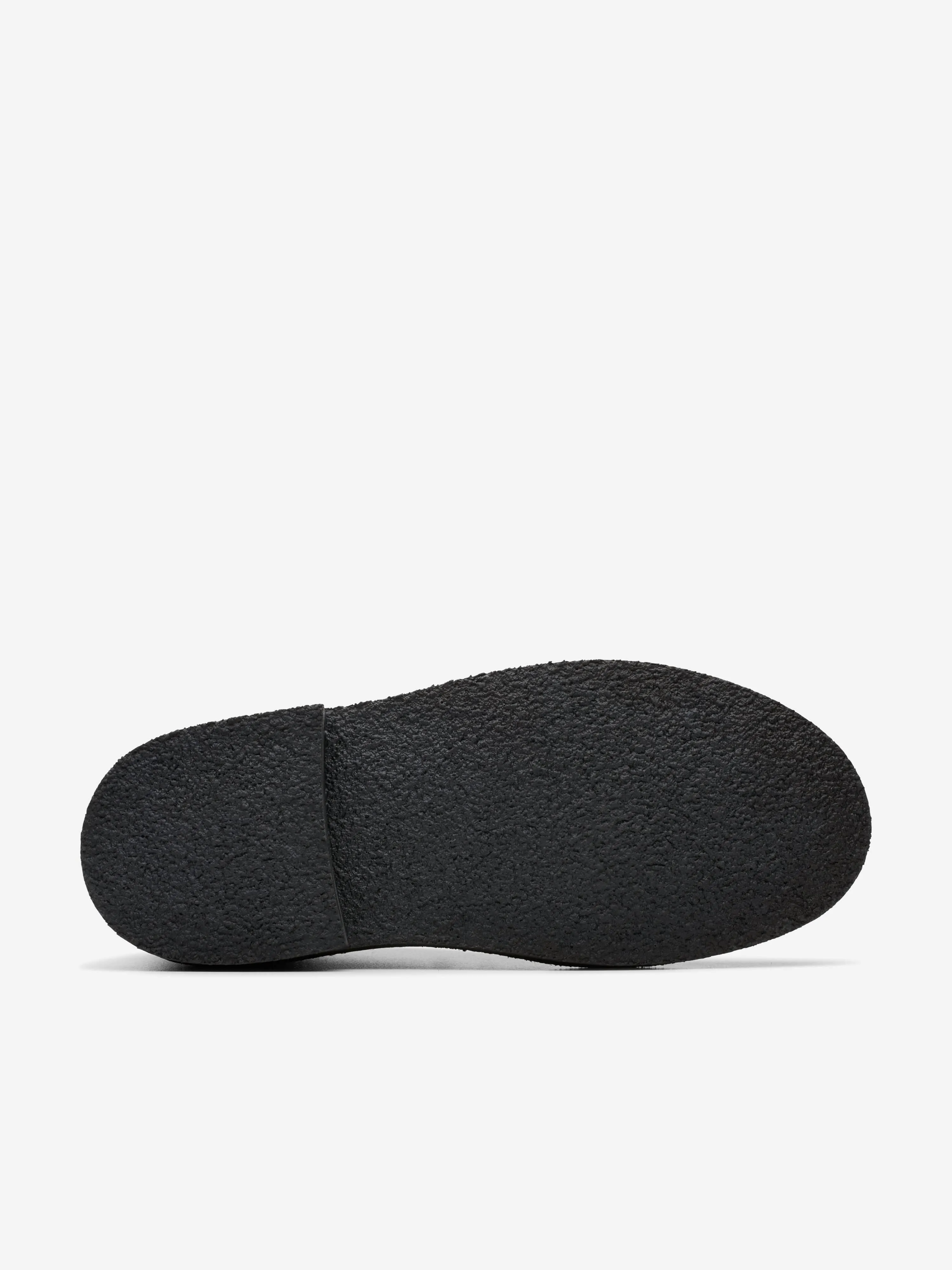 Bottes Desert en Cuir pour Enfants en Noir