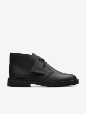 Bottes Desert en Cuir pour Enfants en Noir