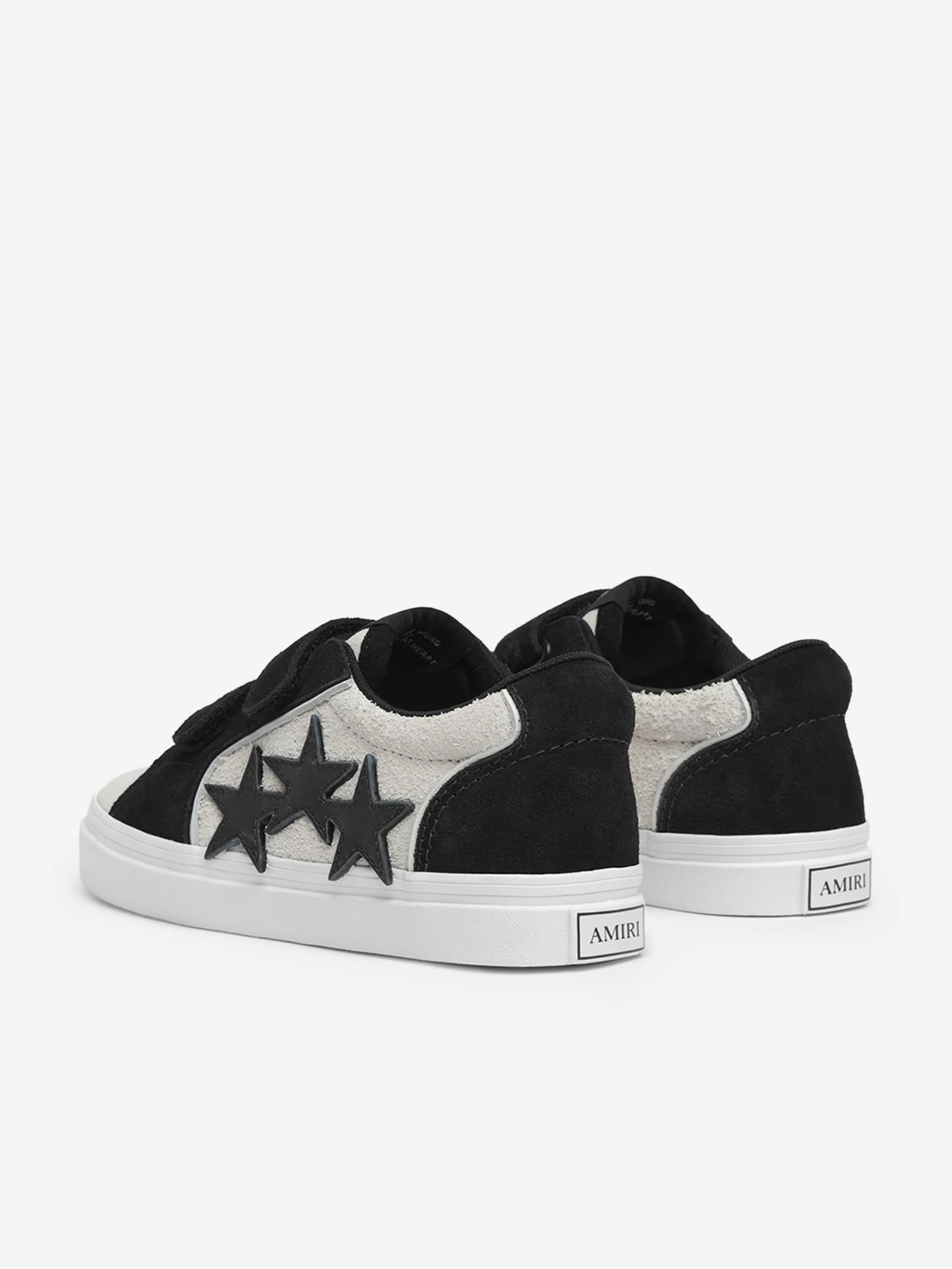 Baskets Basses en Cuir Sunset pour Enfants en Noir