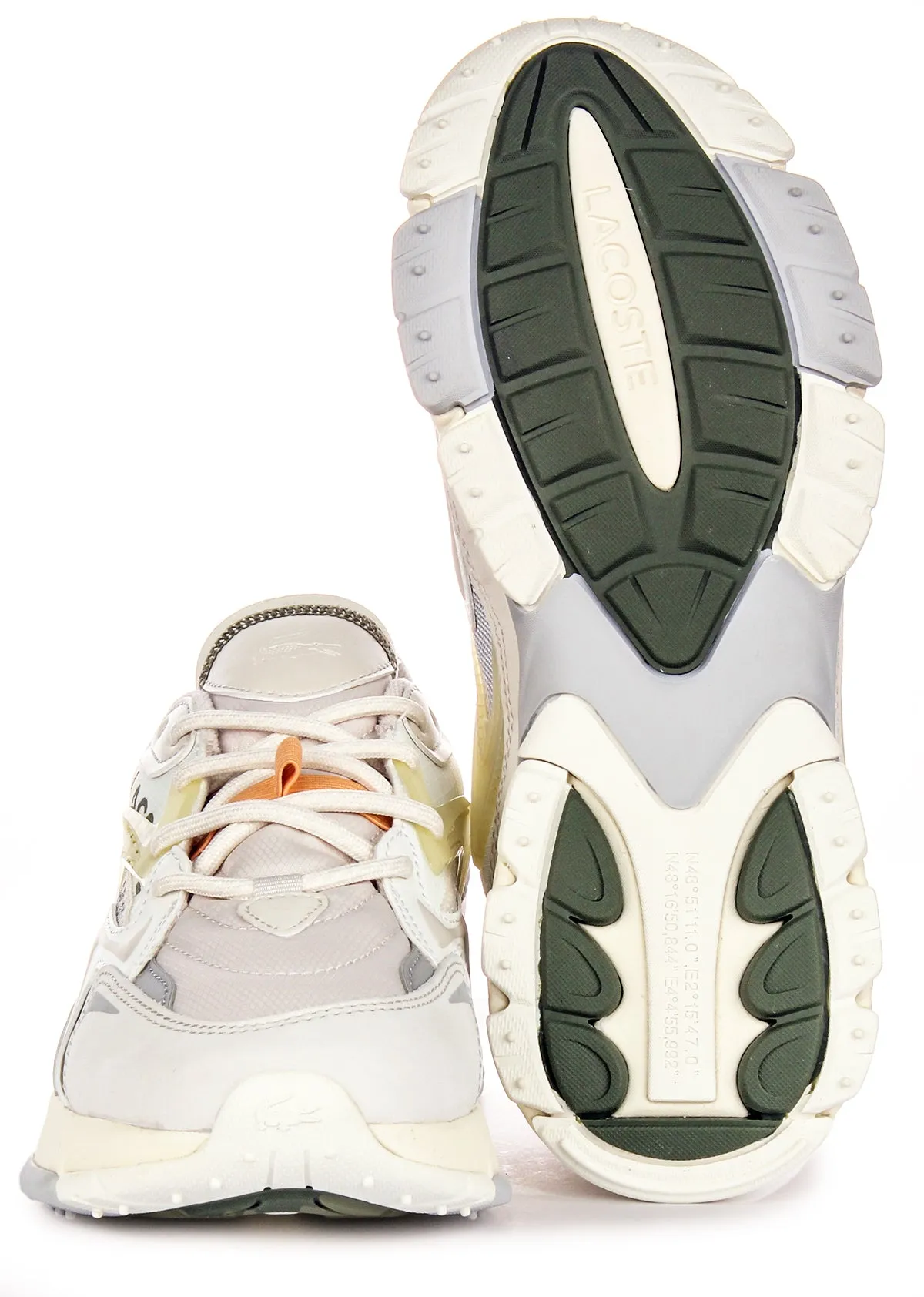 Lacoste Loo3 Neo Tech En Off White Pour Homme Chaussures Lacoste