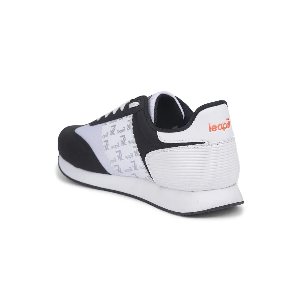 Baskets décontractées à lacets noires Leap7x pour hommes BACKAM-1E par Liberty