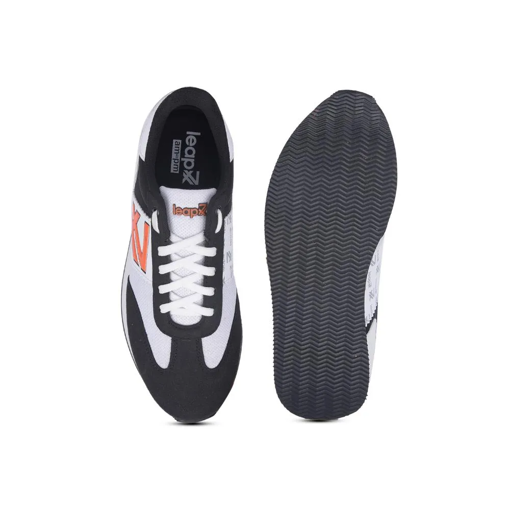 Baskets décontractées à lacets noires Leap7x pour hommes BACKAM-1E par Liberty