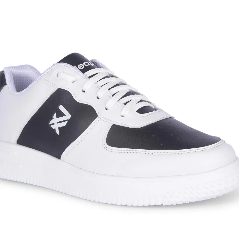 Baskets décontractées à lacets noires Leap7x pour hommes DUGLAS-1E par Liberty
