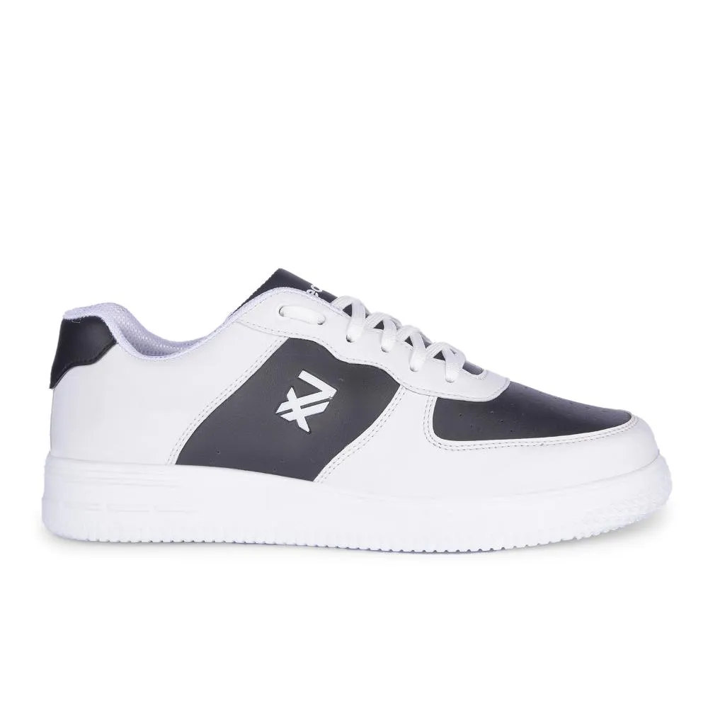 Baskets décontractées à lacets noires Leap7x pour hommes DUGLAS-1E par Liberty