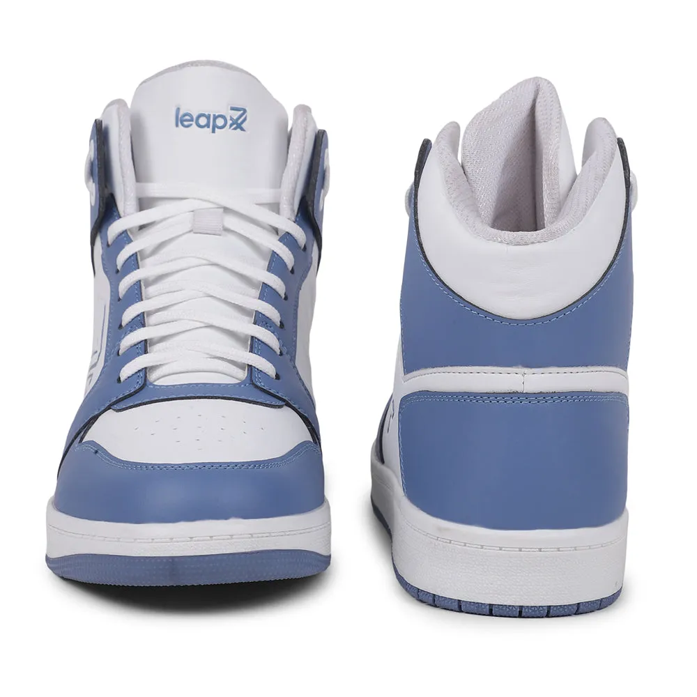 Baskets décontractées bleues à lacets Leap7x pour hommes JAXEN-2E par Liberty