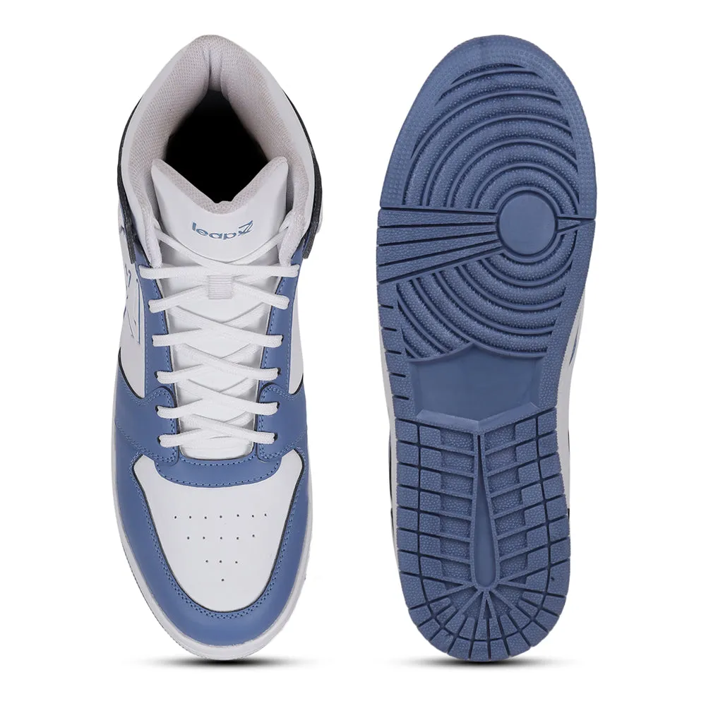 Baskets décontractées bleues à lacets Leap7x pour hommes JAXEN-2E par Liberty
