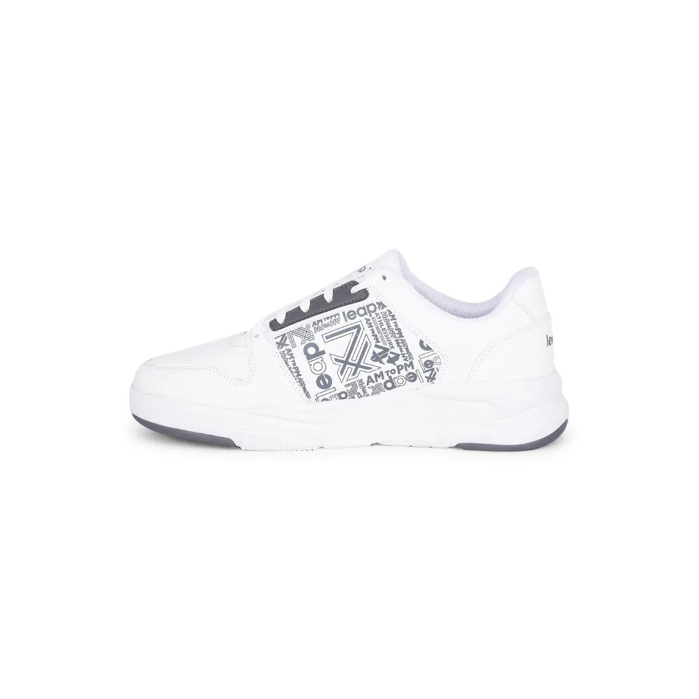 Baskets à lacets casual grises Leap7x pour hommes DUPLAY-23 par Liberty