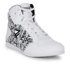 Baskets décontractées blanches à lacets Leap7x DUCANI-3E par Liberty