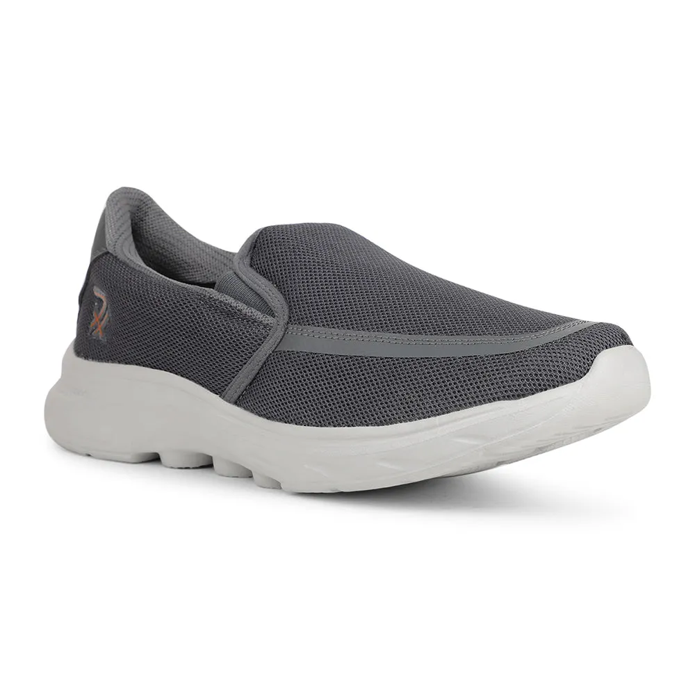 Chaussures décontractées sans lacets Leap7x gris foncé pour hommes DENIS-1 par Liberty