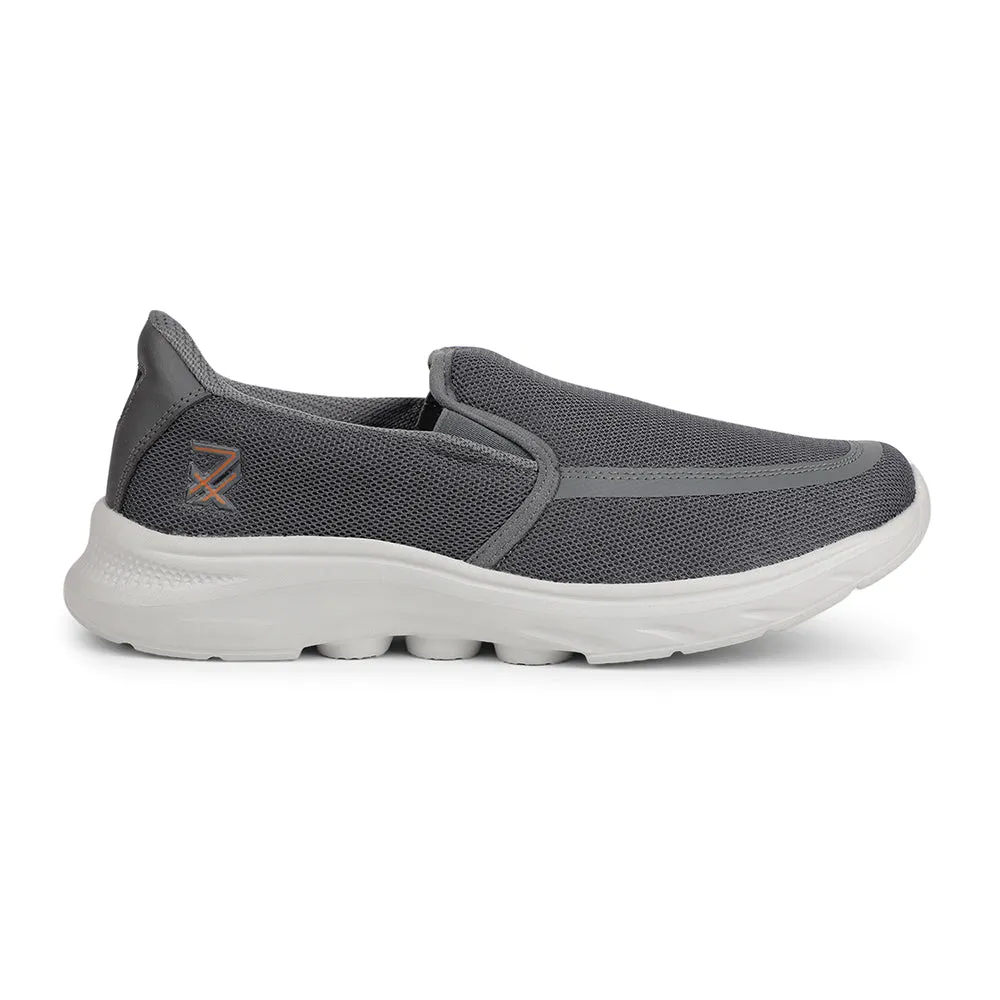 Chaussures décontractées sans lacets Leap7x gris foncé pour hommes DENIS-1 par Liberty