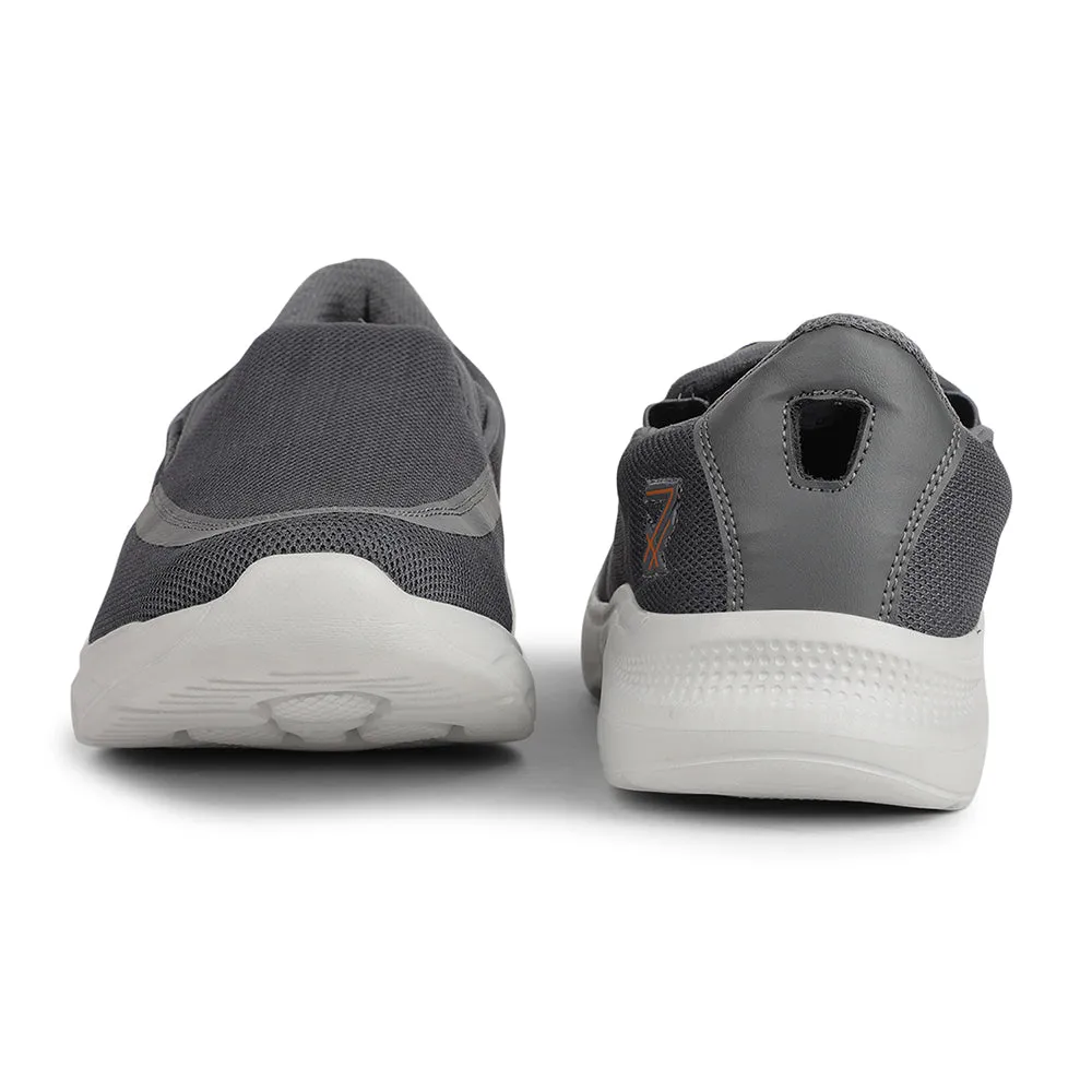 Chaussures décontractées sans lacets Leap7x gris foncé pour hommes DENIS-1 par Liberty