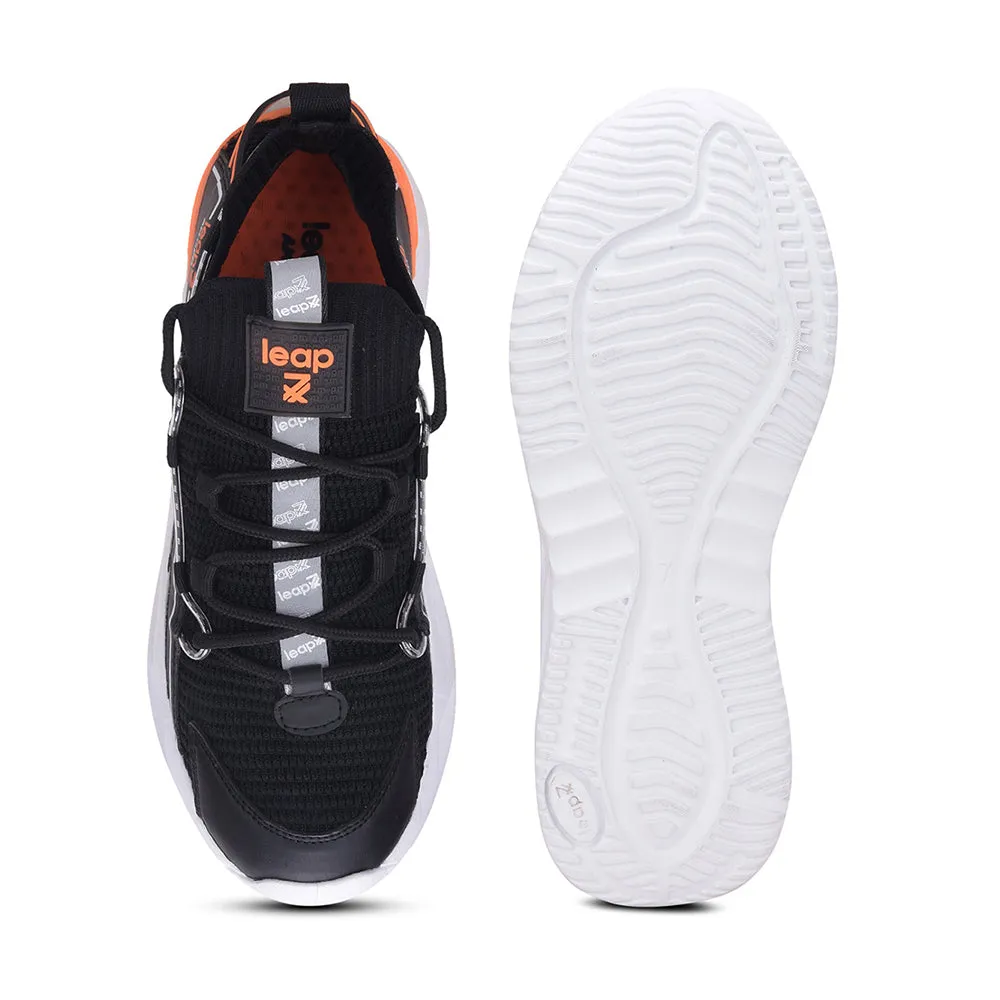 Chaussures décontractées à lacets Leap7x Noir Pour Homme NUCLEAR-1 Par Liberty