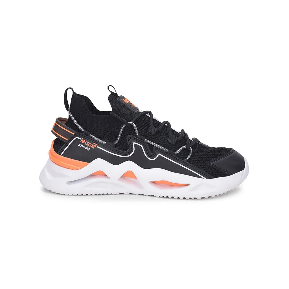Chaussures décontractées à lacets Leap7x Noir Pour Homme NUCLEAR-1 Par Liberty