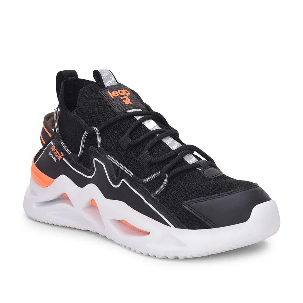 Chaussures décontractées à lacets Leap7x Noir Pour Homme NUCLEAR-1 Par Liberty