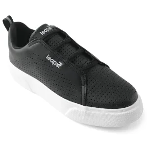 Baskets décontractées à lacets Leap7x Noir pour hommes CROATIA-2E Par Liberty