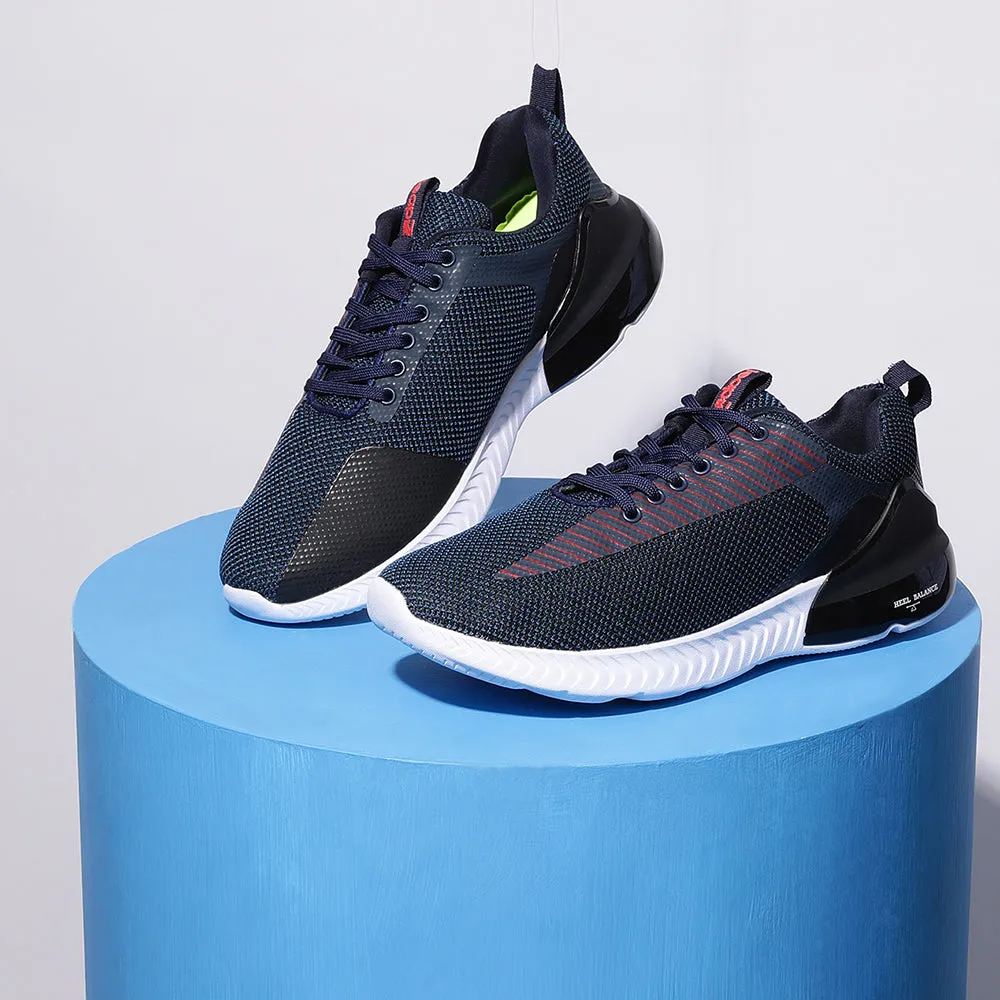 Chaussures décontractées à lacets Leap7x bleu marine pour hommes PANTHER By Liberty