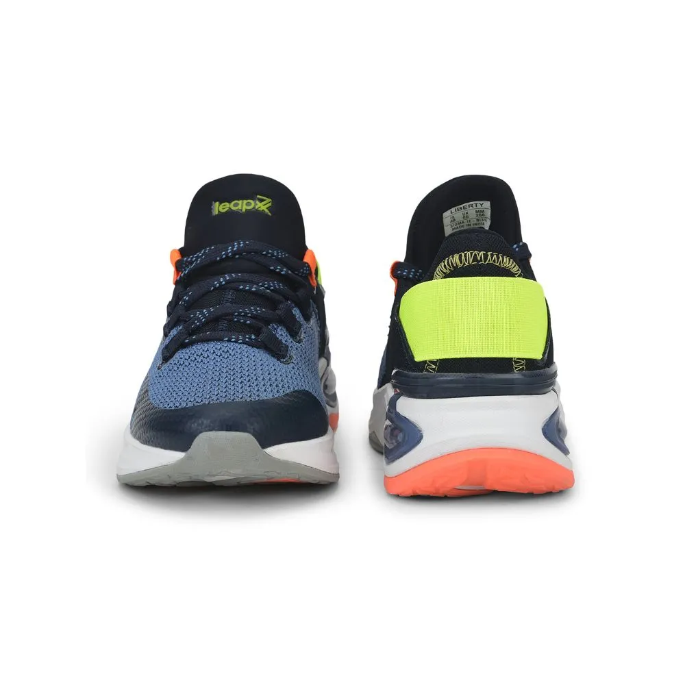 Chaussures décontractées à lacets Leap7x bleu marine pour hommes SIGMA-1E par Liberty