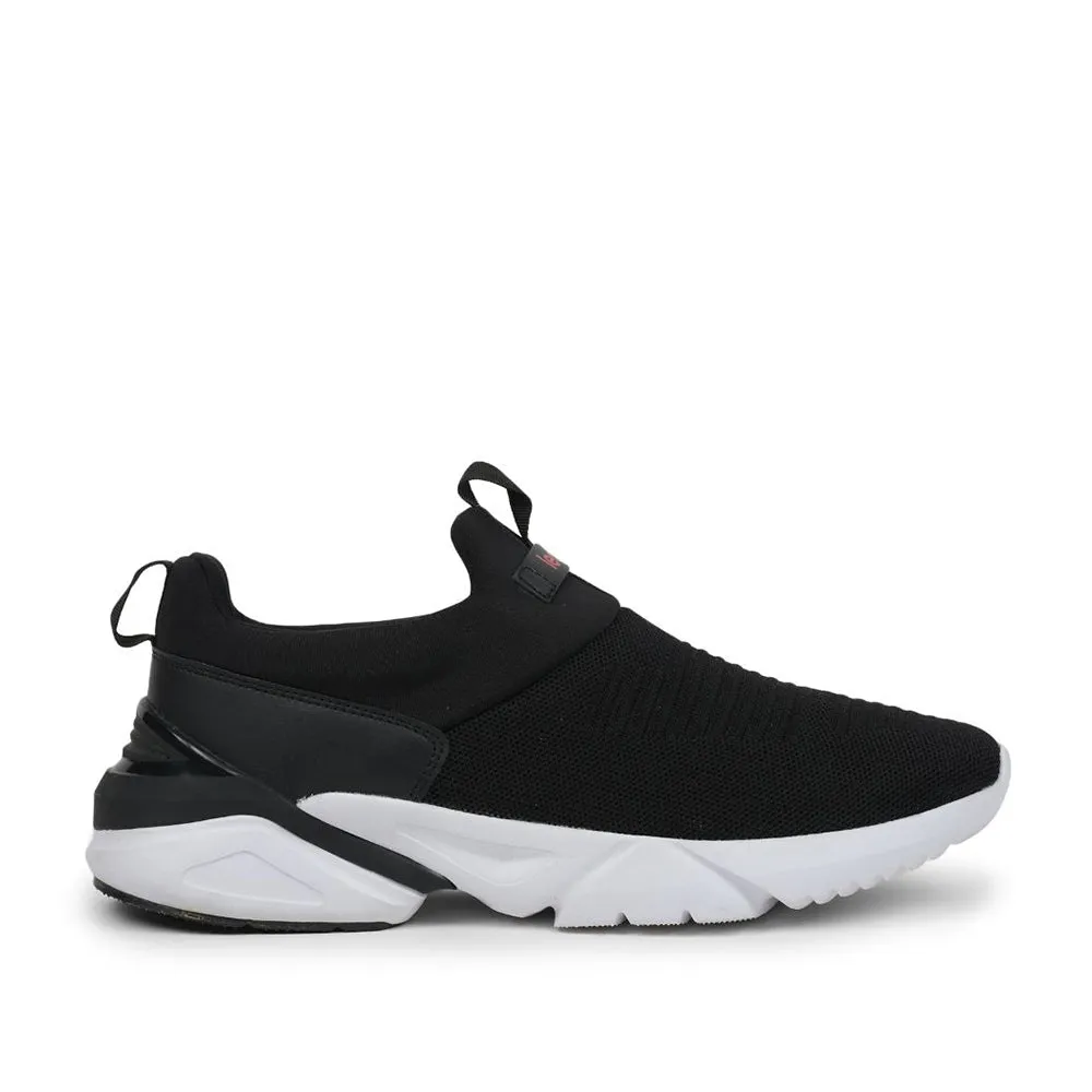 Chaussures décontractées sans lacets Leap7x Noir pour hommes BRISK-01 Par Liberty