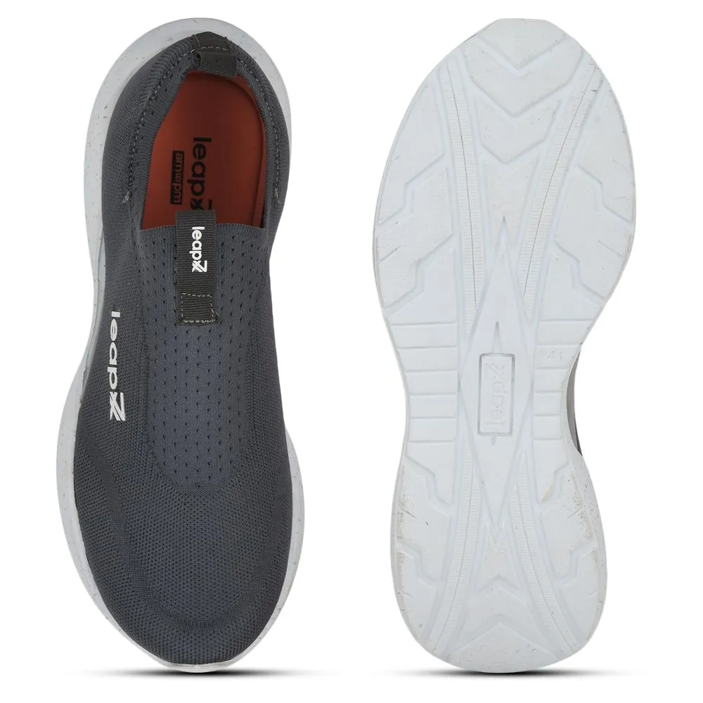 Chaussures décontractées sans lacets pour hommes Leap7x (Gris) ARCHER-3 Par Liberty