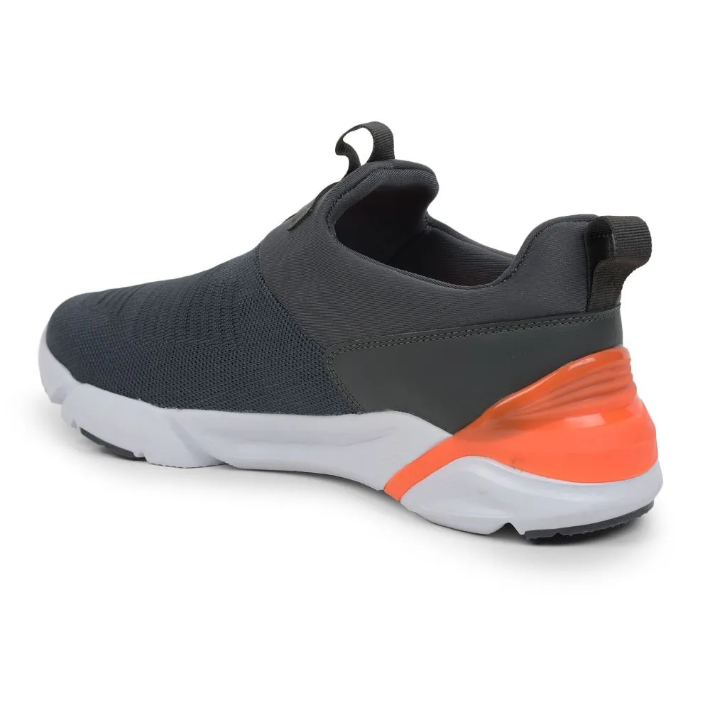 Chaussures décontractées sans lacets Leap7x grises pour hommes BRISK-01 par Liberty