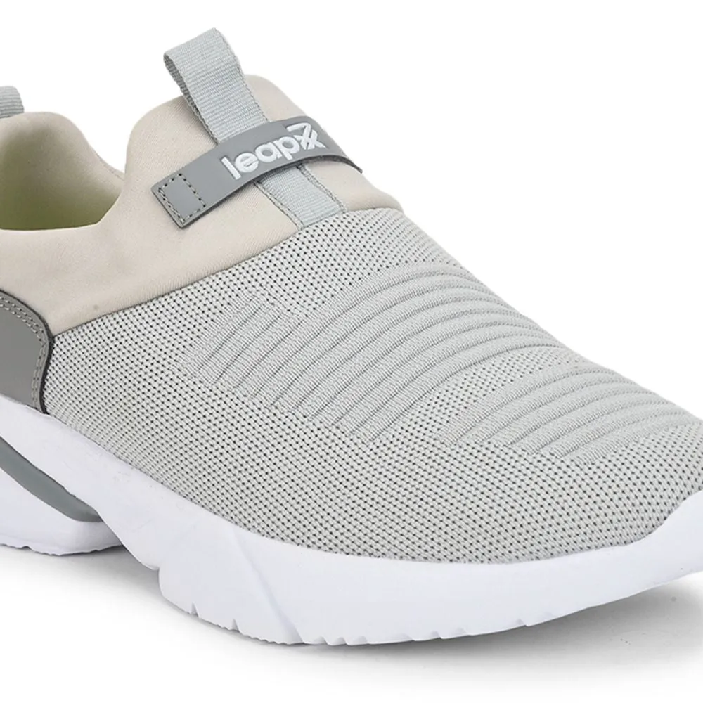 Chaussures décontractées sans lacets Leap7x gris clair pour hommes BRISK-01 par Liberty