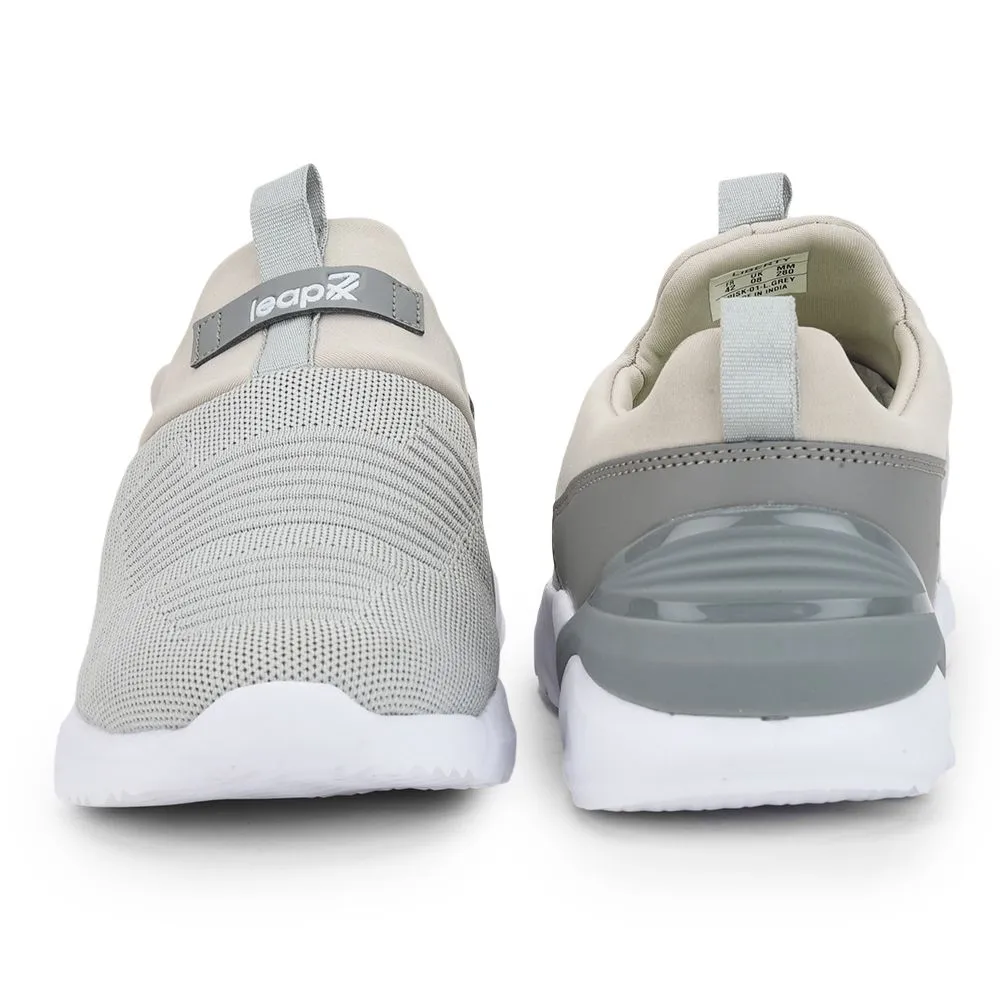 Chaussures décontractées sans lacets Leap7x gris clair pour hommes BRISK-01 par Liberty