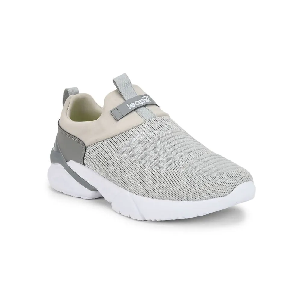 Chaussures décontractées sans lacets Leap7x gris clair pour hommes BRISK-01 par Liberty