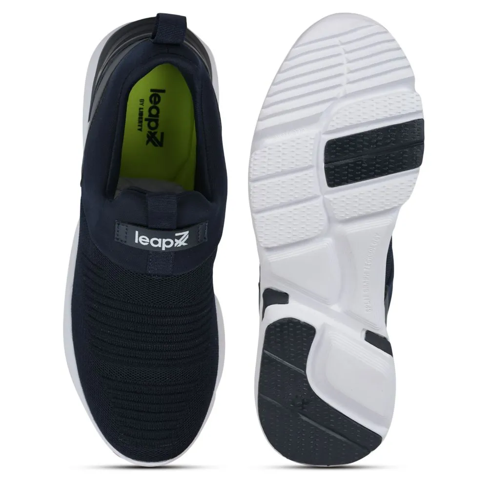 Chaussures décontractées sans lacets Leap7x Bleu marine pour hommes BRISK-01 par Liberty