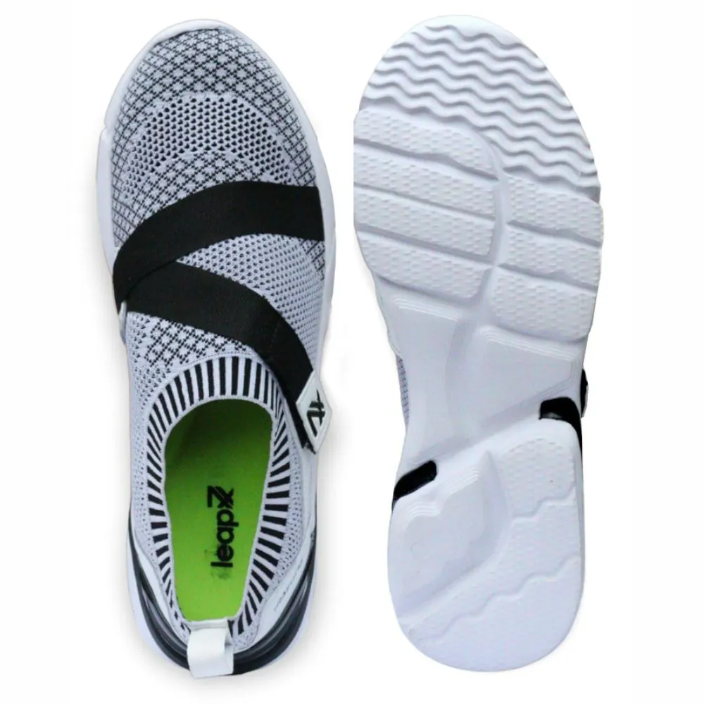Chaussures décontractées sans lacets Leap7x Blanc pour hommes BRISK-03E par Liberty