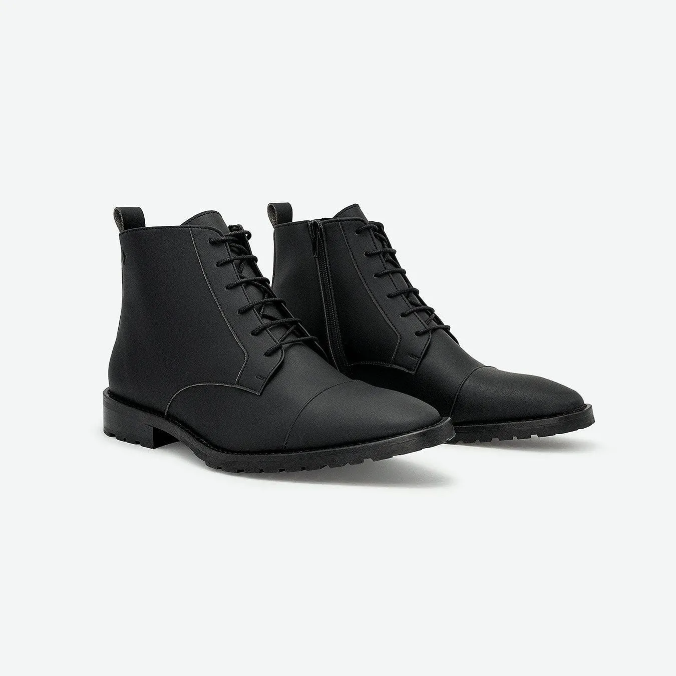 Bottes cheville en similicuir pour homme Lincoln | Noir