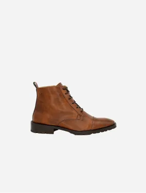 Bottes chevilles en similicuir pour homme Lincoln | Marron