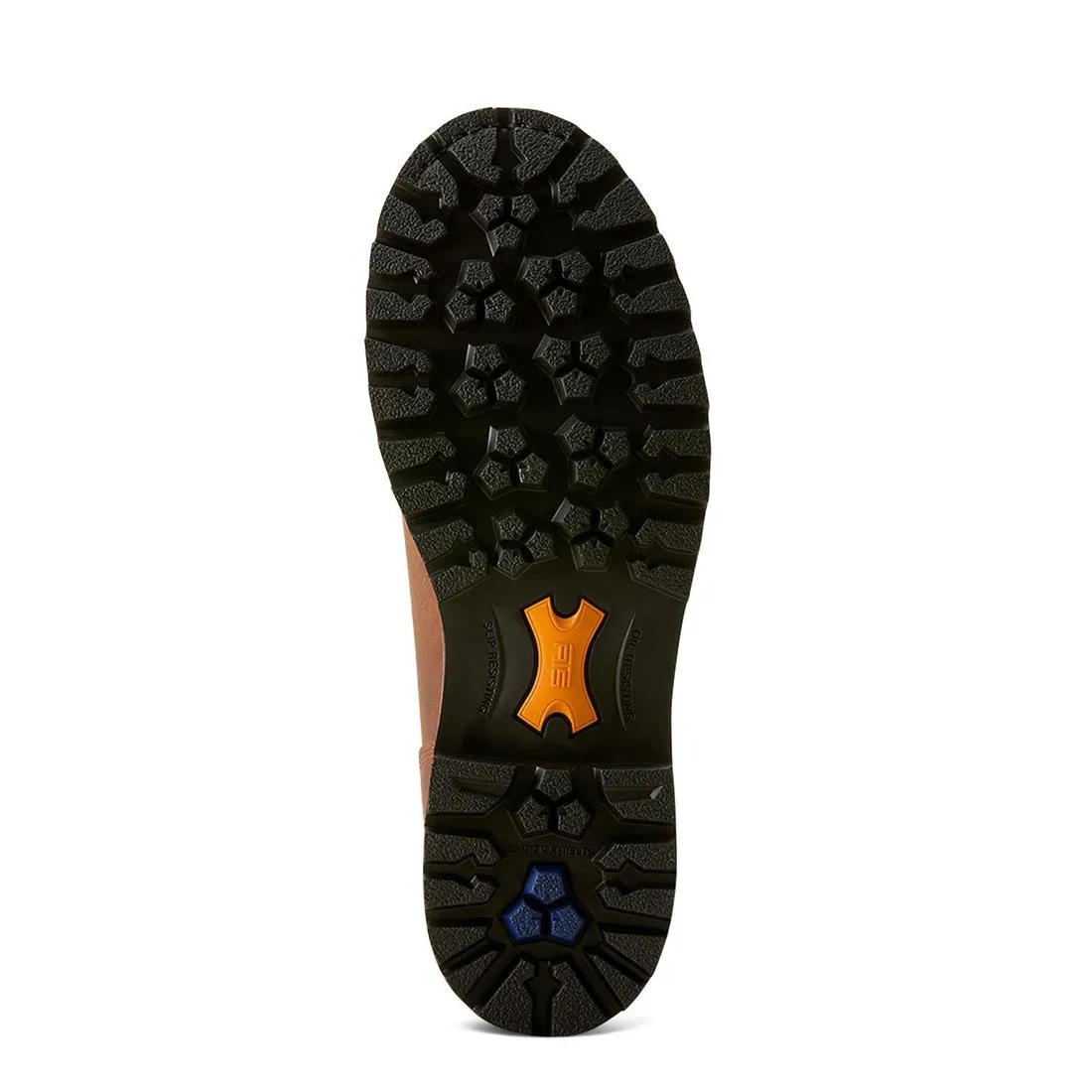 Botte waterproof à embout souple Longview Shock Shield 8 pouces couleur marron cuivré