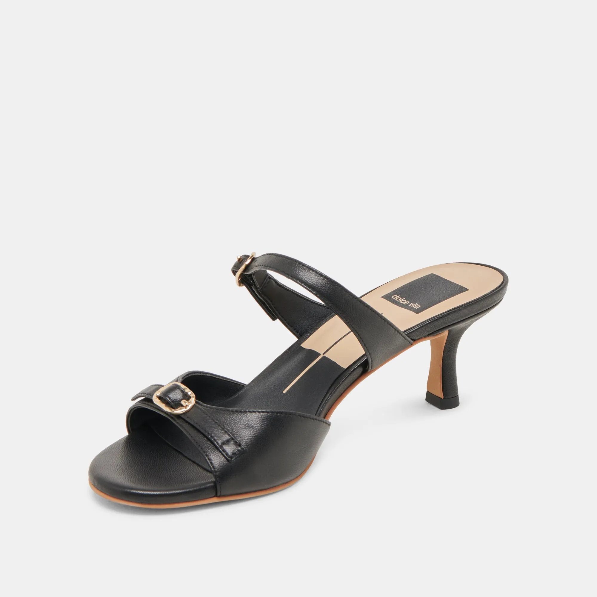 LORALI TALONS CUIR NOIR