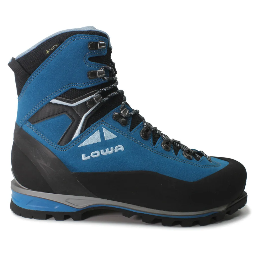 Bottes d'alpinisme pour femmes Lowa Alpine Expert II GTX en suédine et textile
