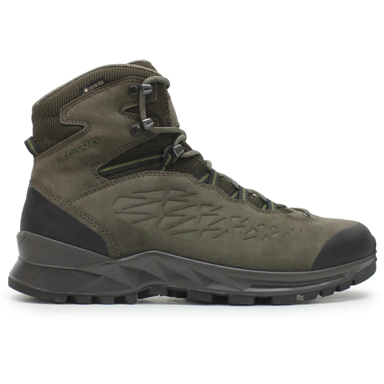 Chaussures de randonnée homme Lowa Explorer II GTX Mid en textile et daim